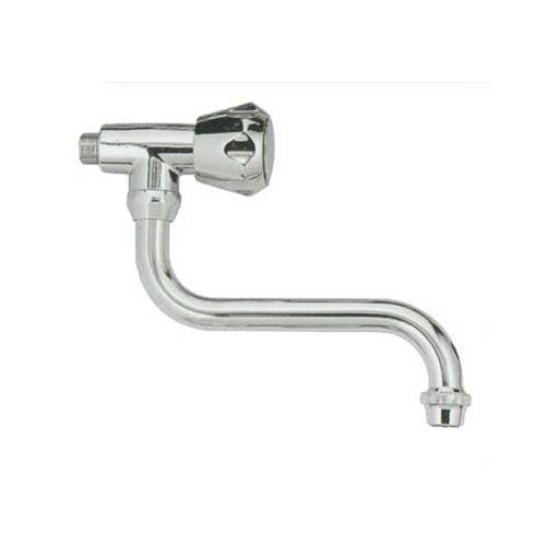 2,0 x ROBINET À VIS POUR ÉVIER MURAL