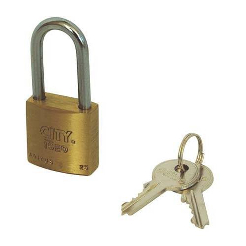 10,0 x LUCCHETTO ARCO LUNGO ADITUS ISEO