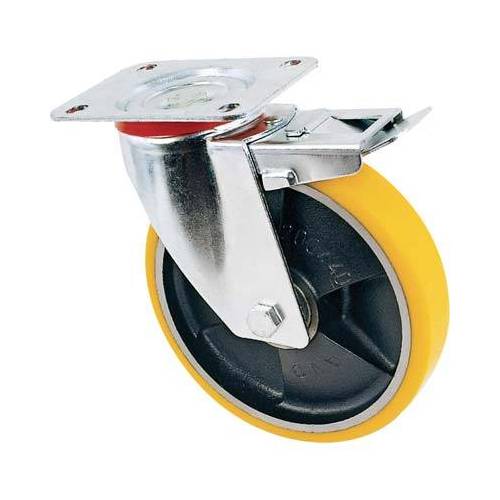 ROUE À FOURCHE PIVOTANTE + BLOCAGE 24...