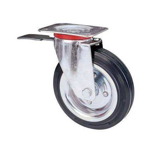 ROUE À FOURCHE PIVOTANTE + BLOCAGE...