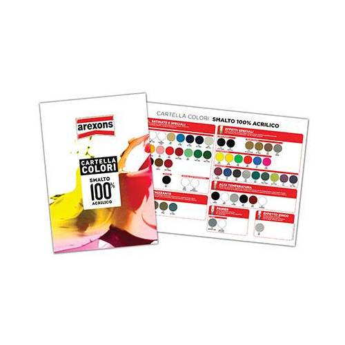 CARTELLA COLORI SMALTO SPRAY 100%...