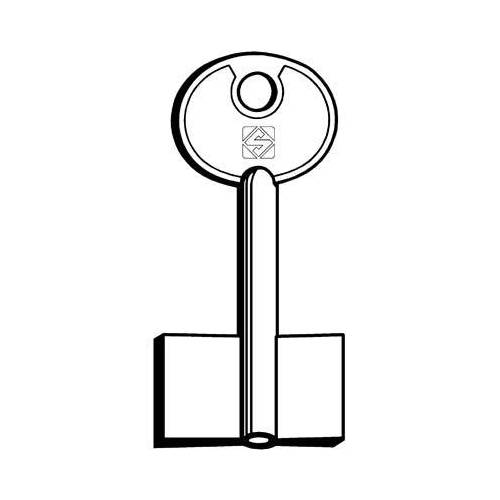 CLÉ DOUBLE CARTE LIPS VAGO 5LV1 SILCA