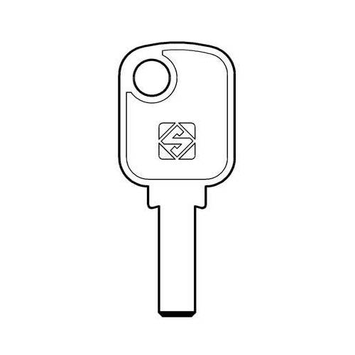 10,0 x CLÉ ESTAMPÉE SECURITAC KYR...