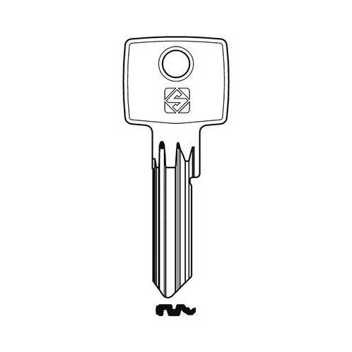 10,0 x CHIAVE PIATTA ISEO IE39 SILCA