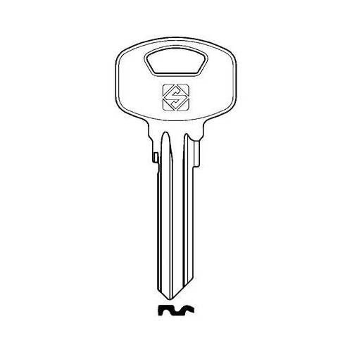 10,0 x CLÉ PLATE YALE YA91SM SILCA