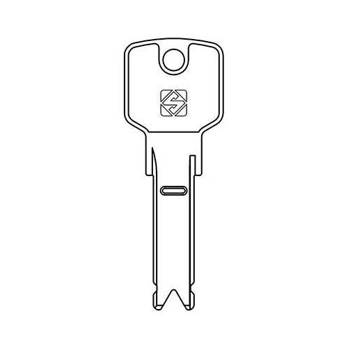 CHIAVE PUNZONATA EVVA EV106 SILCA