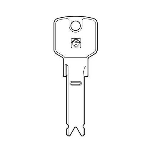 CHIAVE PUNZONATA EVVA EV107 SILCA