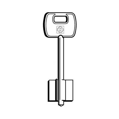 5,0 x CLÉ DOUBLE MAPPA ISEO 5IE9 SILCA