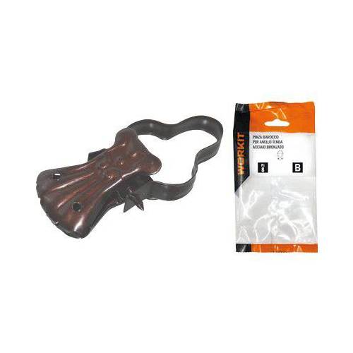 2,0 x PINZA BAROCCO X ANELLO TENDA...