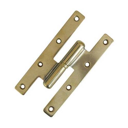 2,0 x CERNIERA PAUMELLES OTTONE LUCIDO