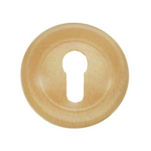 10,0 x PLAQUE DE CLÉ ENCASTRÉE HÊTRE