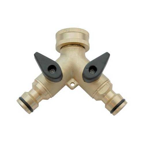 PRESA A RUBINETTO OTTONE 2 INNESTI...