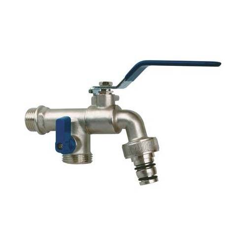 ROBINET À BILLE + DOUBLE SORTIE STARS