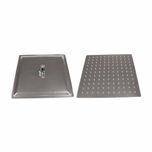 SOFFIONE DOCCIA INOX QUADRO 250X250 MM