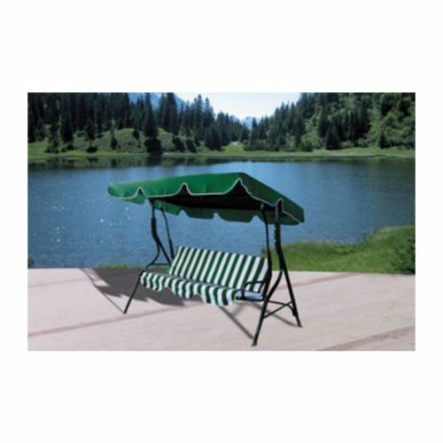 C DONDOLO ZEFIRO ACCIAIO 3 POSTI VERDE