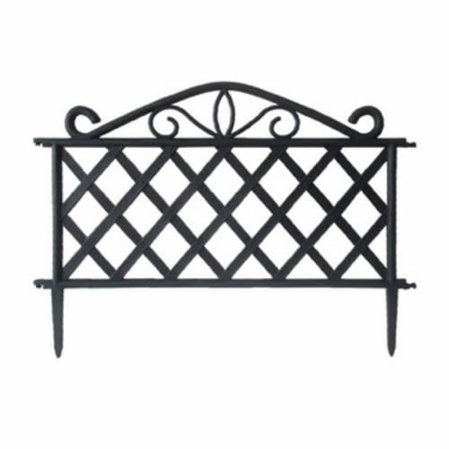 8 x STECCATO IN ABS 47,5XH36 CM  NERO