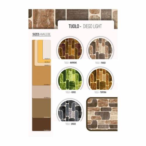 20 x TAPPETO CUCINA TIJOLO 25X 60 CM...