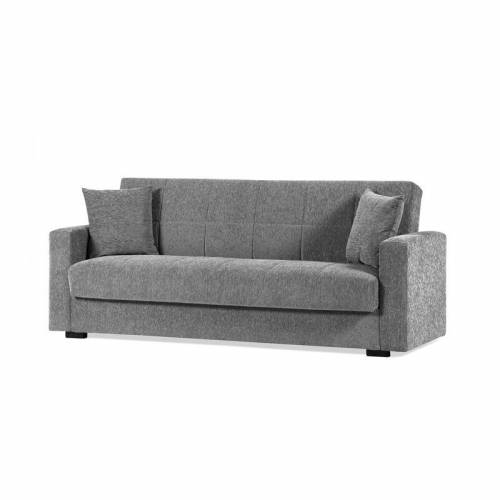 DIVANO PRONTO LETTO NORA 3P LUMOS GRIGIO