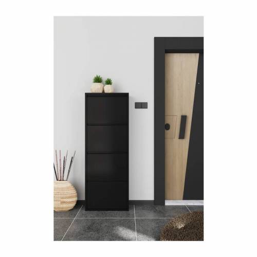 SCARPIERA 4A METALLO CM 50X15X138 NERO