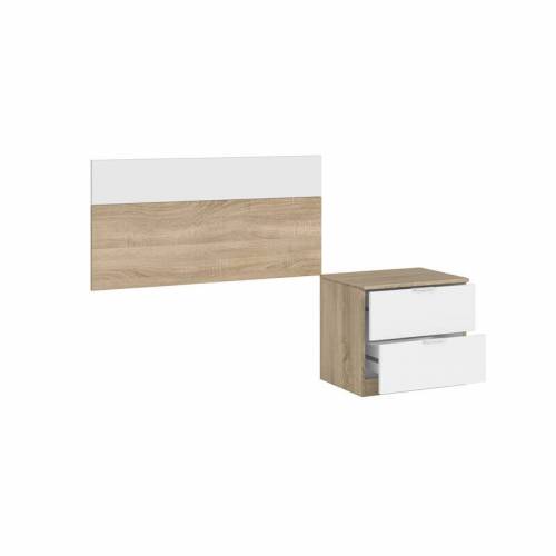 KIT TESTIERA LETTO SING+COMODINO...