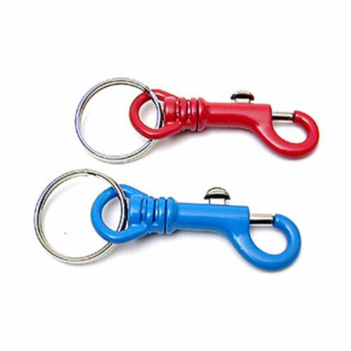 50 x PORTACHIAVI MOSCHETTONE SMALTATO...