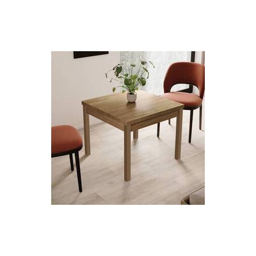 KIT TAVOLO LIBRO 90/180X90XH79 CM NOCE