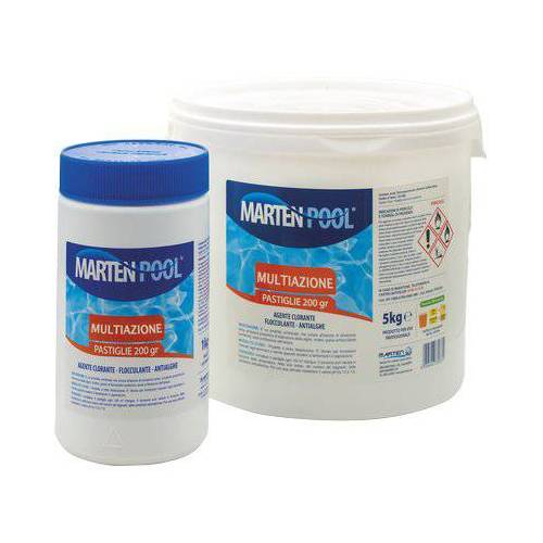 MULTIAZIONE X PISCINA PASTIGLIE MARTEN