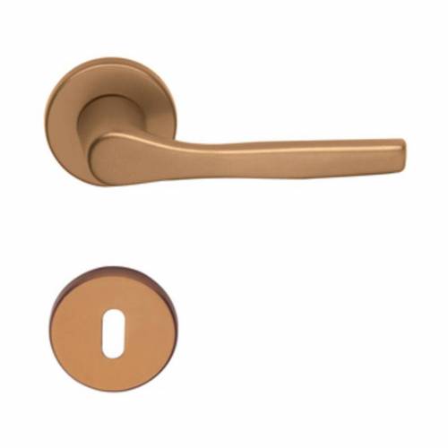 5 x MANIGLIA ALLUMINIO ANODIZZ BRONZO...