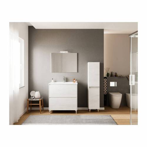 COLONNA BAGNO LISBONA ROVERE BIANCO