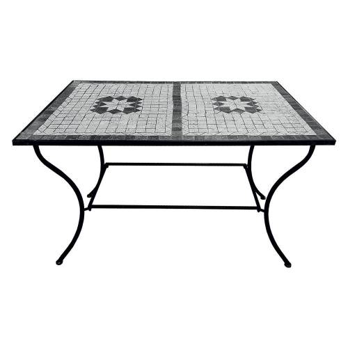 TAVOLO DECORO MOSAICO 'ARIEL' cm 120...