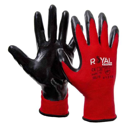 GUANTI NYLON / NITRILE 'RL75' Tg. 9 (L)