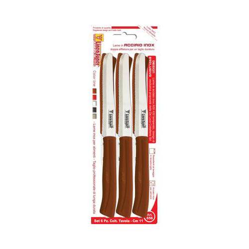 2,0 x COLTELLO TAVOLA SUPER DE LUCA