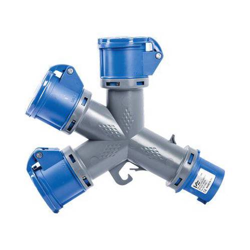 ADATTATORE MULTIPLO SPINA BLU PRESA...