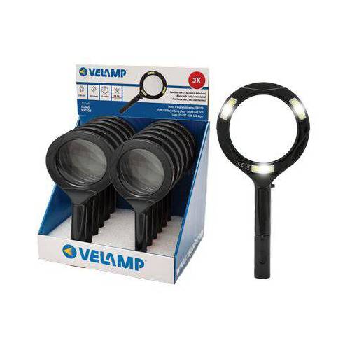 LENTE INGRANDIMENTO + LED VELAMP