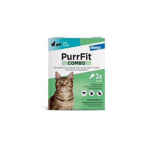PURRFIT COMBO GATTO SPOT ON 3 PIPETTE