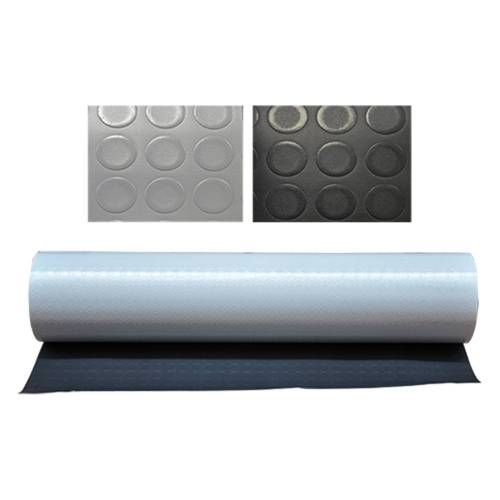 TAPPETO A BOLLE mt 1 x 30 grigio sc.-...