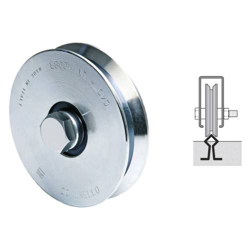 RUOTA PER CANCELLI GOLA A 'Y'...