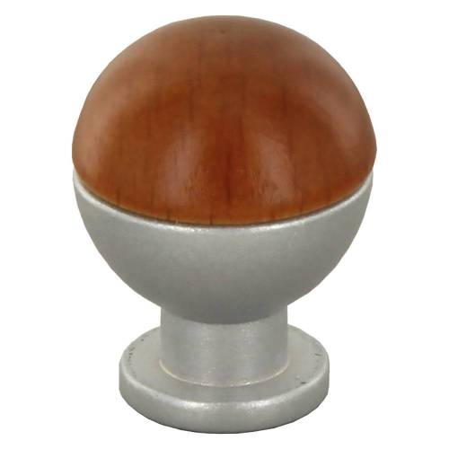 POMOLO IN LEGNO/OTTONE SFERICO ART....