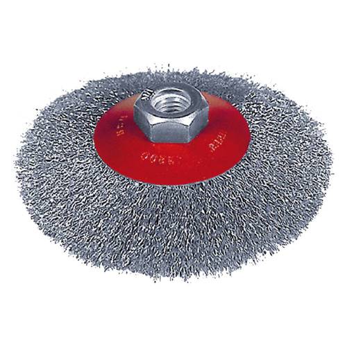 SPAZZOLA CONICA PER SMERIGLIATRICE ø...