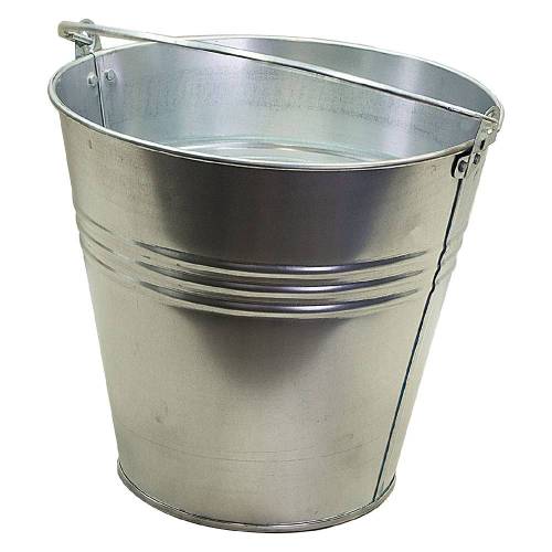 SECCHIO IN LAMIERA ZINCATA Lt. 7 (Ø...