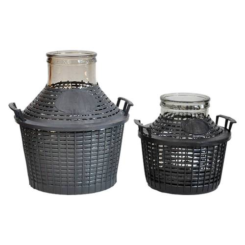 DAMIGIANA IN VETRO A 'BOCCA LARGA'...