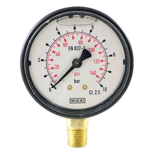 MANOMETRO CON GLICERINA Ø 63 mm -...