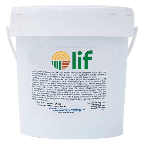 COLLANTE PER PRATO SINTETICO Kg. 5 +...