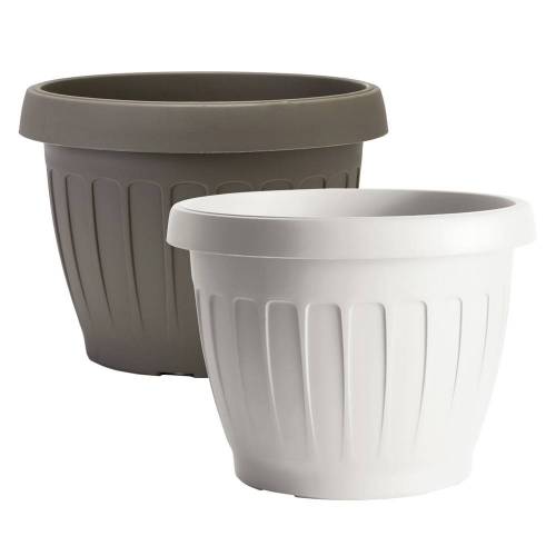 VASO TONDO ø 30 x h.22 Lt. 9,5 - bianco