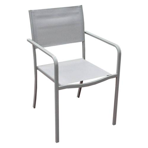 SEDIA ACCIAIO CON BRACCIOLI...