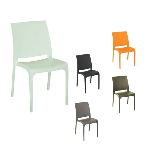 SEDIA IN POLIPROPILENE 'VOLGA' beige...