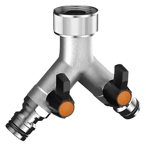 DERIVAZIONE IN METALLO A 'Y' DUE VIE...