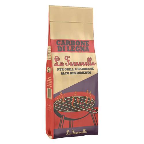CARBONE PER GRILL Kg 2,5 ca.