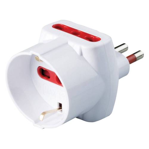 ADATTATORE TRIPLO CON PROTEZIONE...