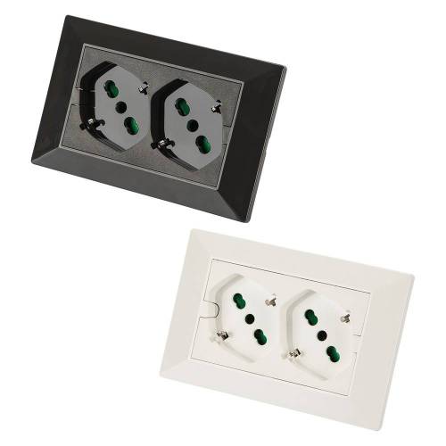 DOPPIA PRESA INCASSO PER SCATOLA...